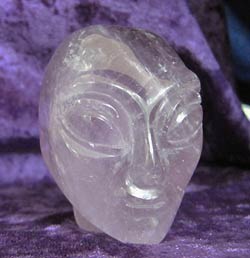 The King / Laialani - amethyst star being skull