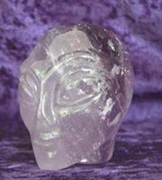 The King - Laialani - amethyst quartz Star Being Skull