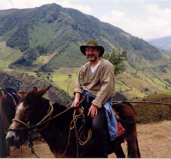Joshua Shapiro searching a crystal skull in Peru in 1997